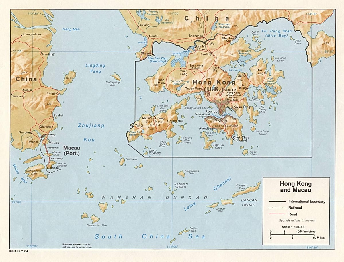 barra haritası Macau