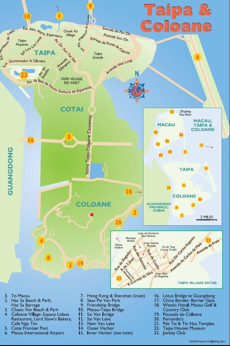 Macau Macau haritası