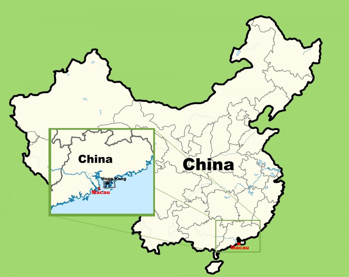 Macau harita Asya