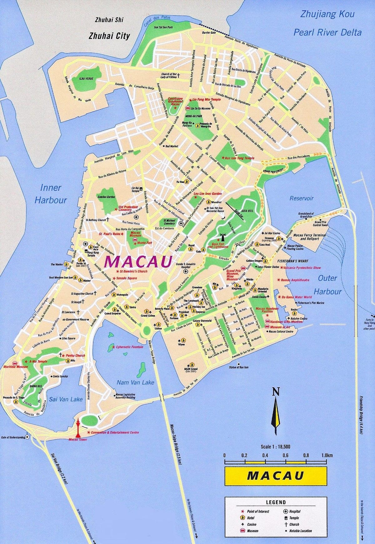 Macau Macau haritası