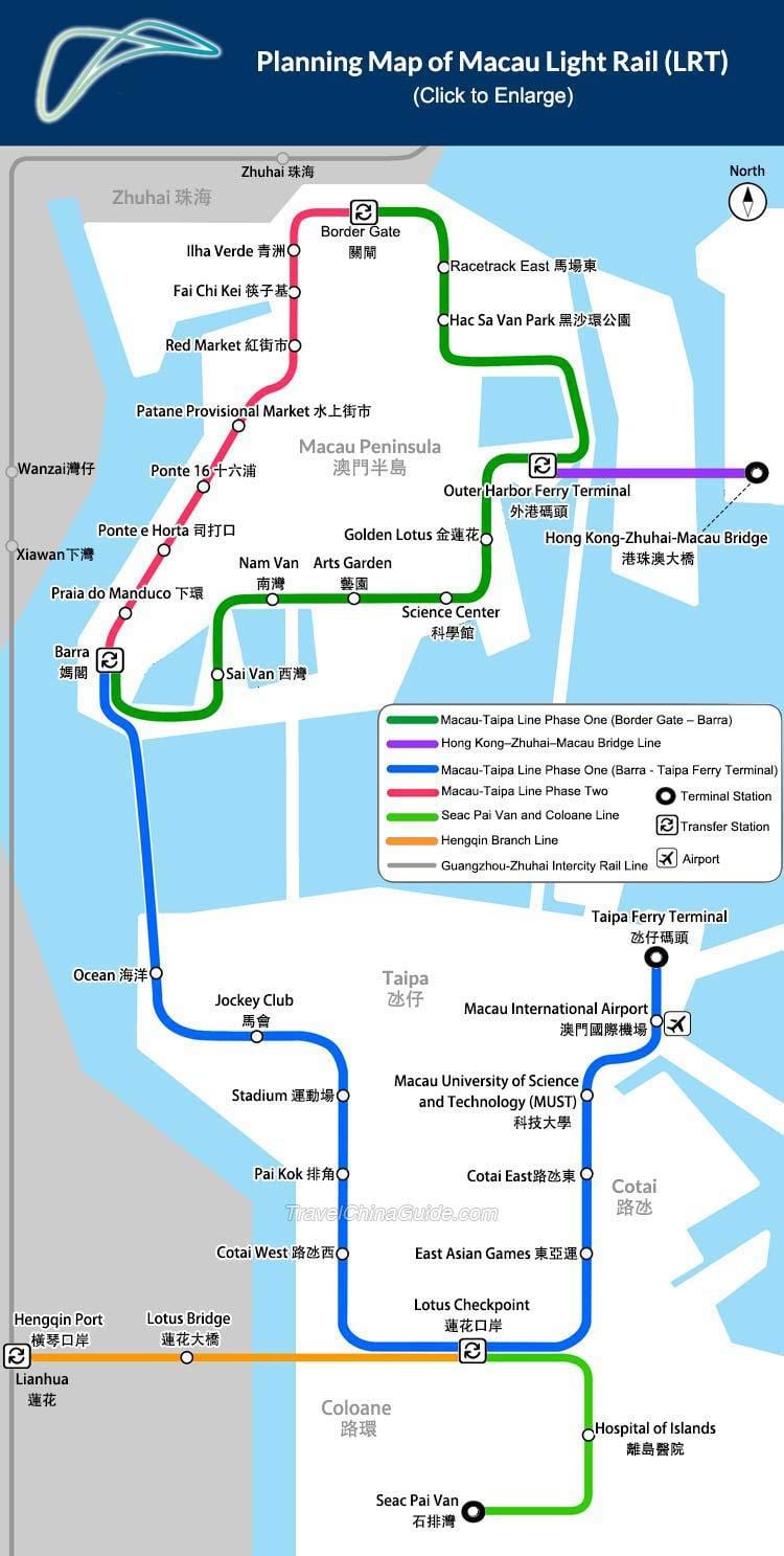 Macau metro haritası