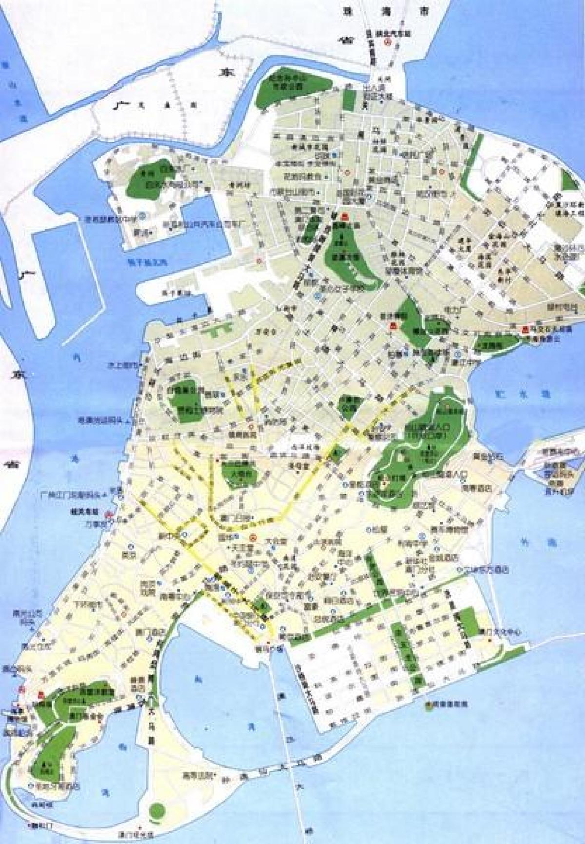 Macau sokak haritası 