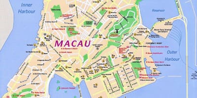 Macau Macau haritası