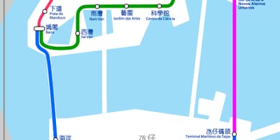 Macau tren haritası 