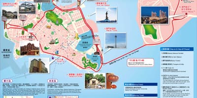 Macau turistik haritası 
