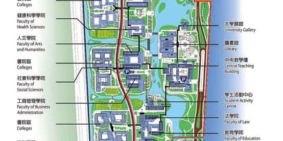 Macau Üniversitesi Harita
